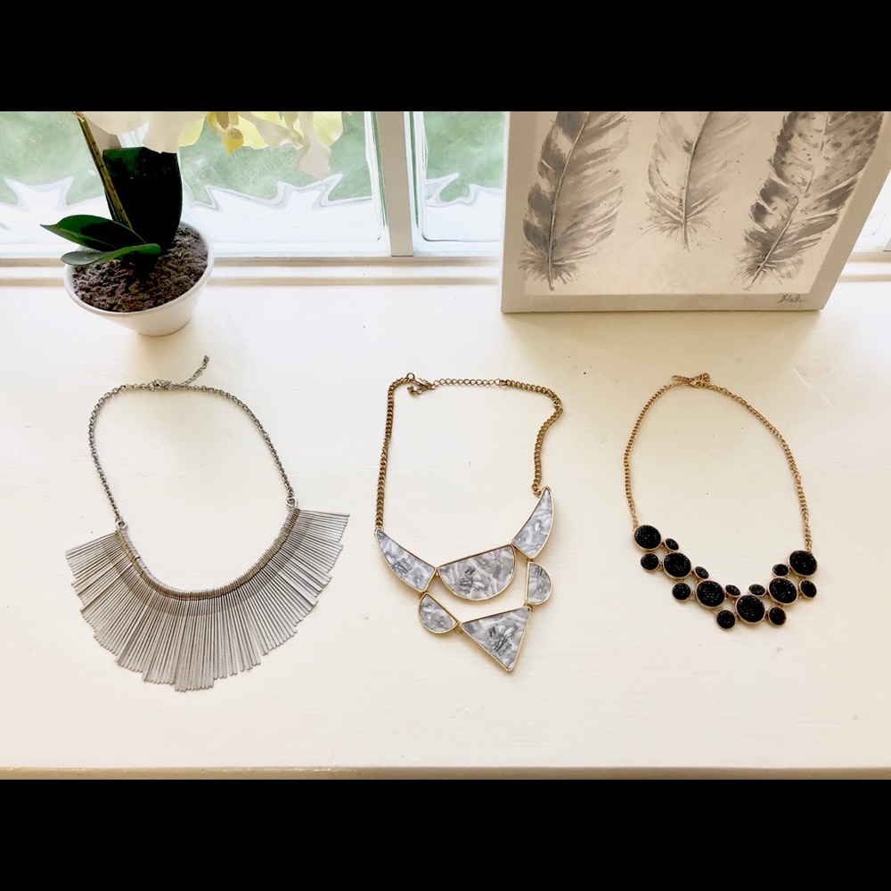 Bundle of necklaces, 3 for 12 or 5 each